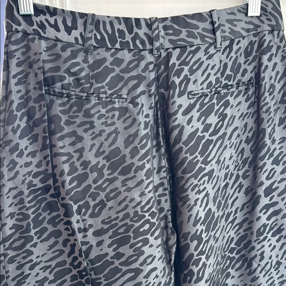 Equipment- Animal Print Flare Pants- sz. 4 - Picture 10 of 16